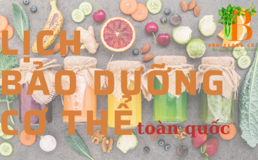 Lịch bảo dưỡng toàn quốc